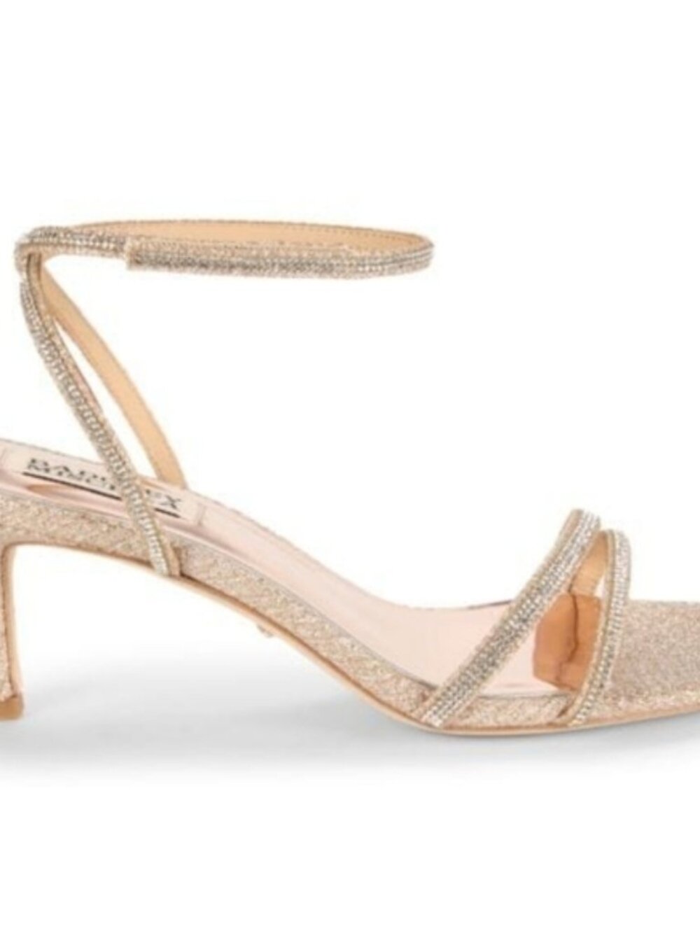 Badgley Mischka Ultra Glitter Sandal